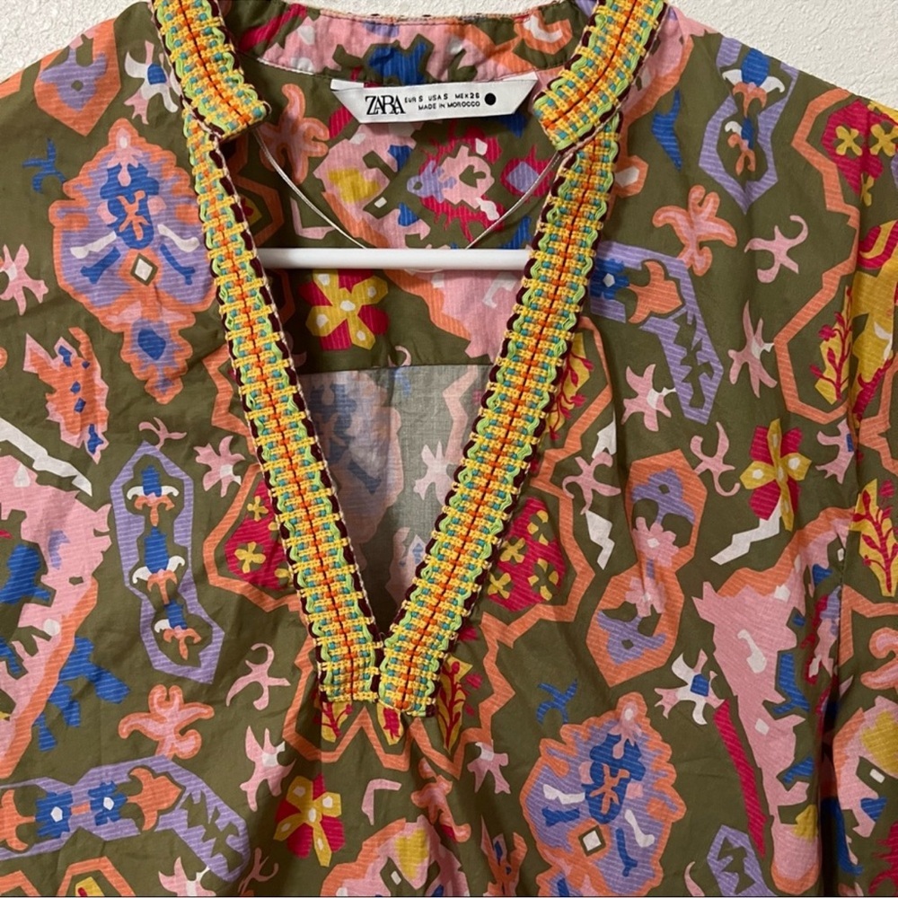 Zara Printed Blouse